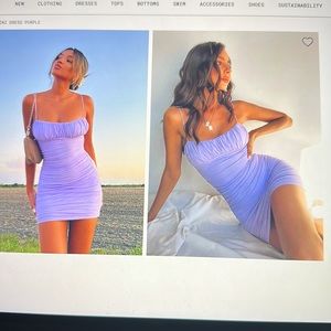 Penney Mini Dress Purple Princess Polly